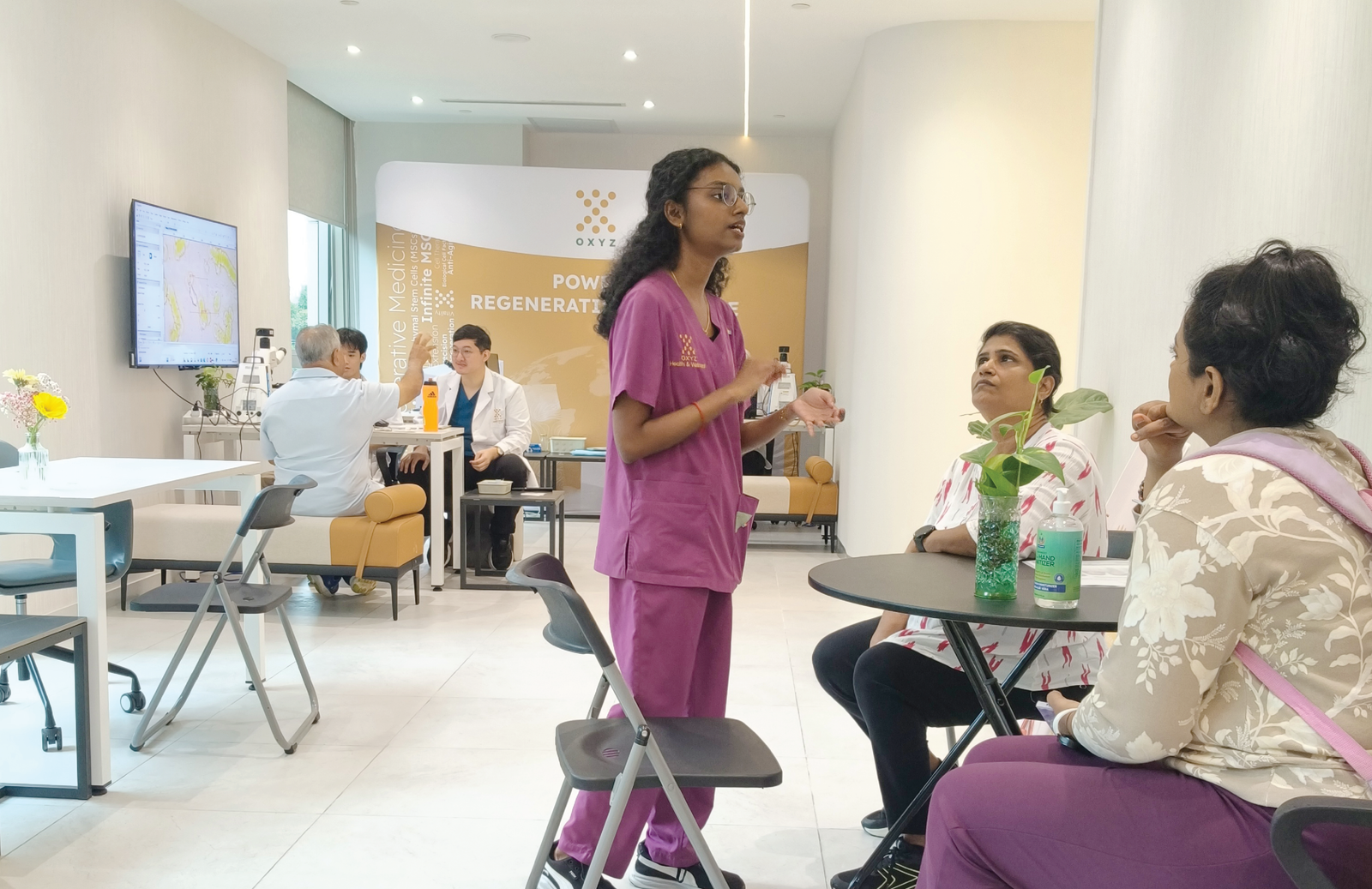 Health assessment at OXYZ clinic